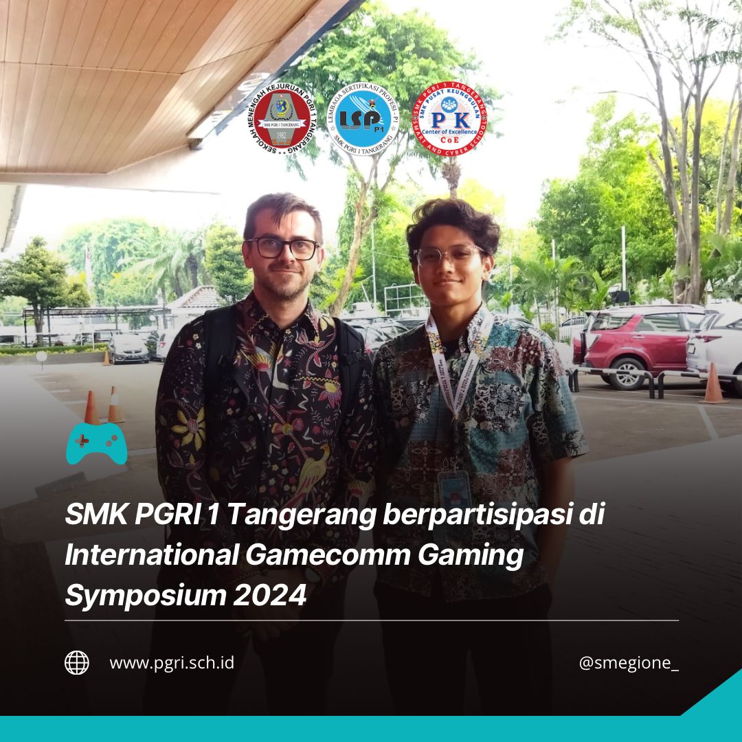 Berpartisipasi pada acara International Gamecomm Gaming Symposium 2024